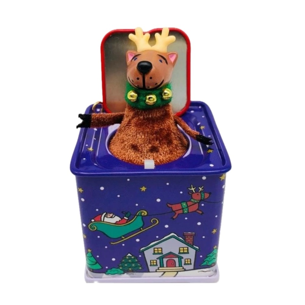 Hallmark Keepsake 2005 Pop! Goes the Reindeer, Jack-in-the-Box Ornament